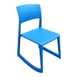 Chaise de cafétéria - blue