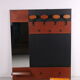 Vintage wardrobe with mirror and hooks from the 60s