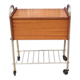 Worker on wheels, work box, vintage, 60s