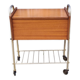 Worker on wheels, work box, vintage, 60s