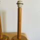 Pair of vintage I.M.T. wooden lamps from the 70s/80s.