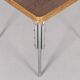 Table design Italian tubular metal base