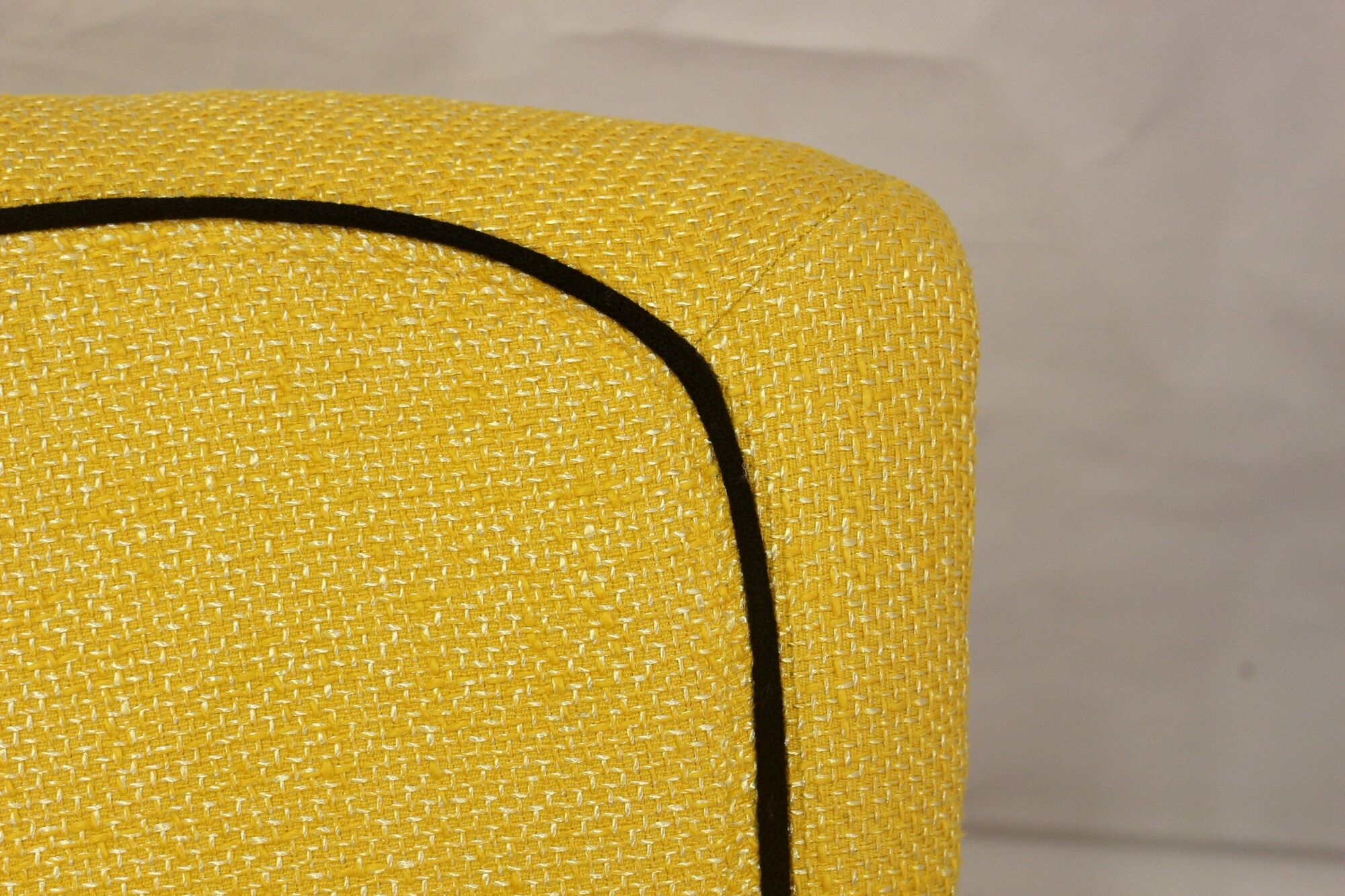 Vintage cocktail armchair from the 50's restored Kenzo fabric Lelievre Edition