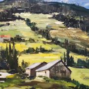Peinture à l'huile - paysage