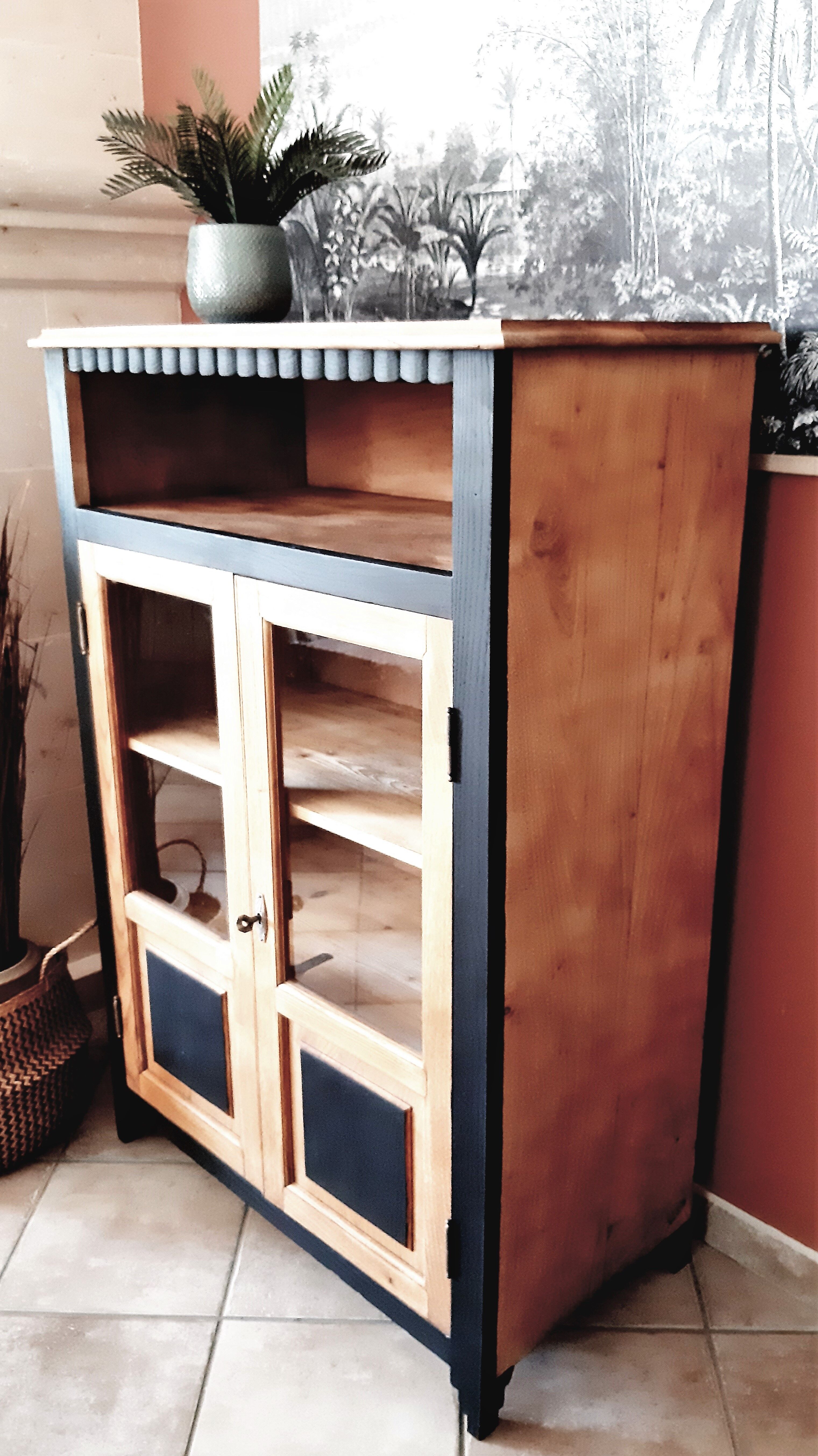 Vintage showcase furniture