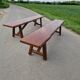 Lot de 2 bancs en orme massif par Aranjou
