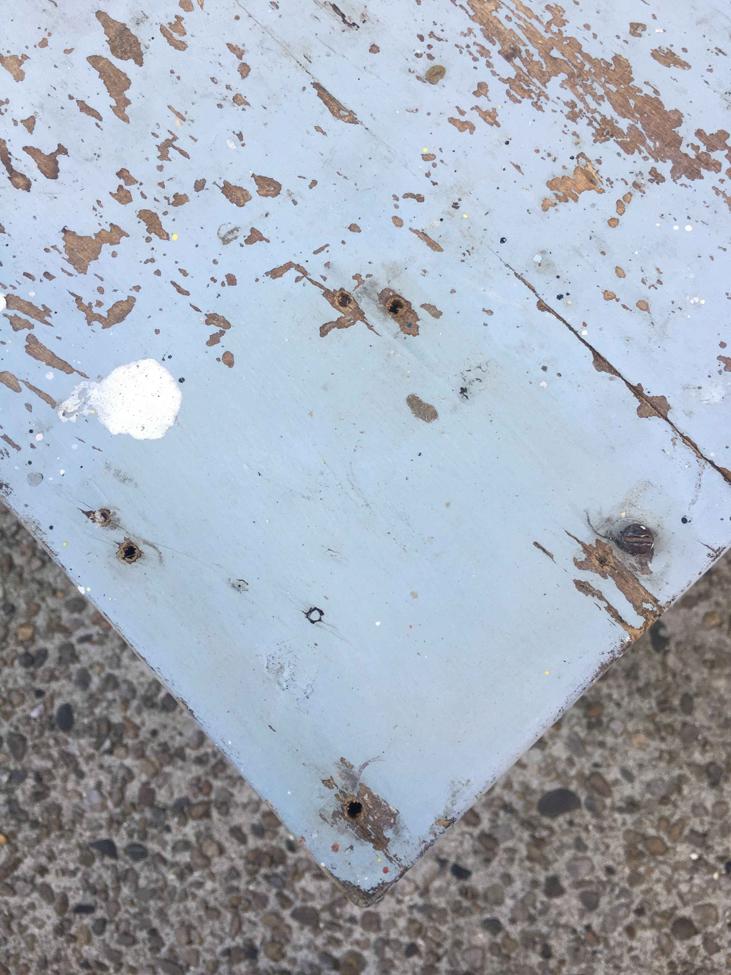 Small wooden farmhouse table