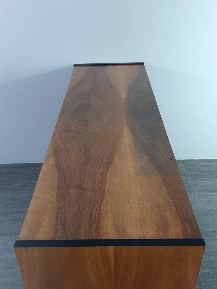 Enfilade in Walnut design Raymond Halas, Polish Vintage 1960s