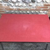 Red formica table