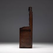 Primitive Folk Art Shelving Cupboard, France, 19th Century