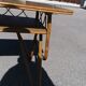 Rattan and vintage bamboo desk