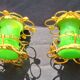 Porte cigares en opaline verte (uranium/ouraline) Napoléon III