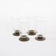 Set of four glasses, Danish design, 1970s, manufactured in Denmark