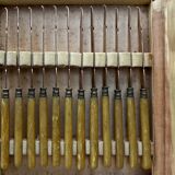 Box of 12 vintage shellfish forks