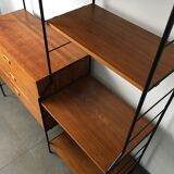 Bibliothèque modulable années 60