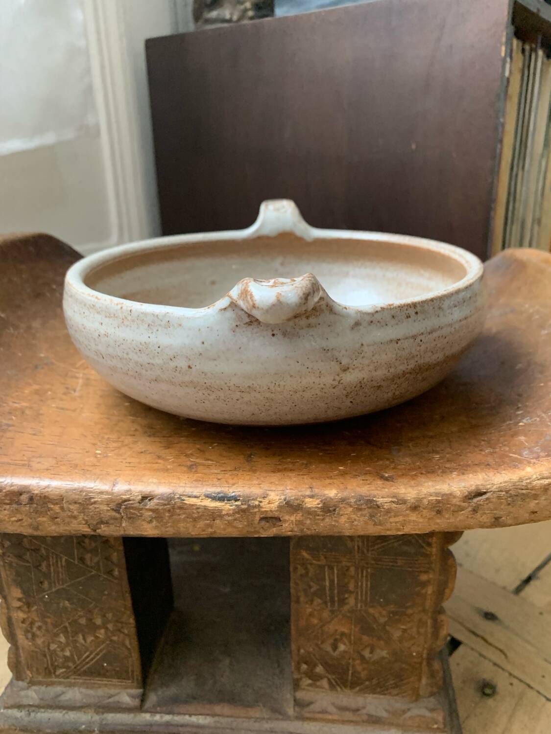 Voldemar Volkoff - Grey Ceramic Dish - Vallauris