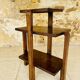Art Deco Console in walnut with 3 levels, Circa 1938.