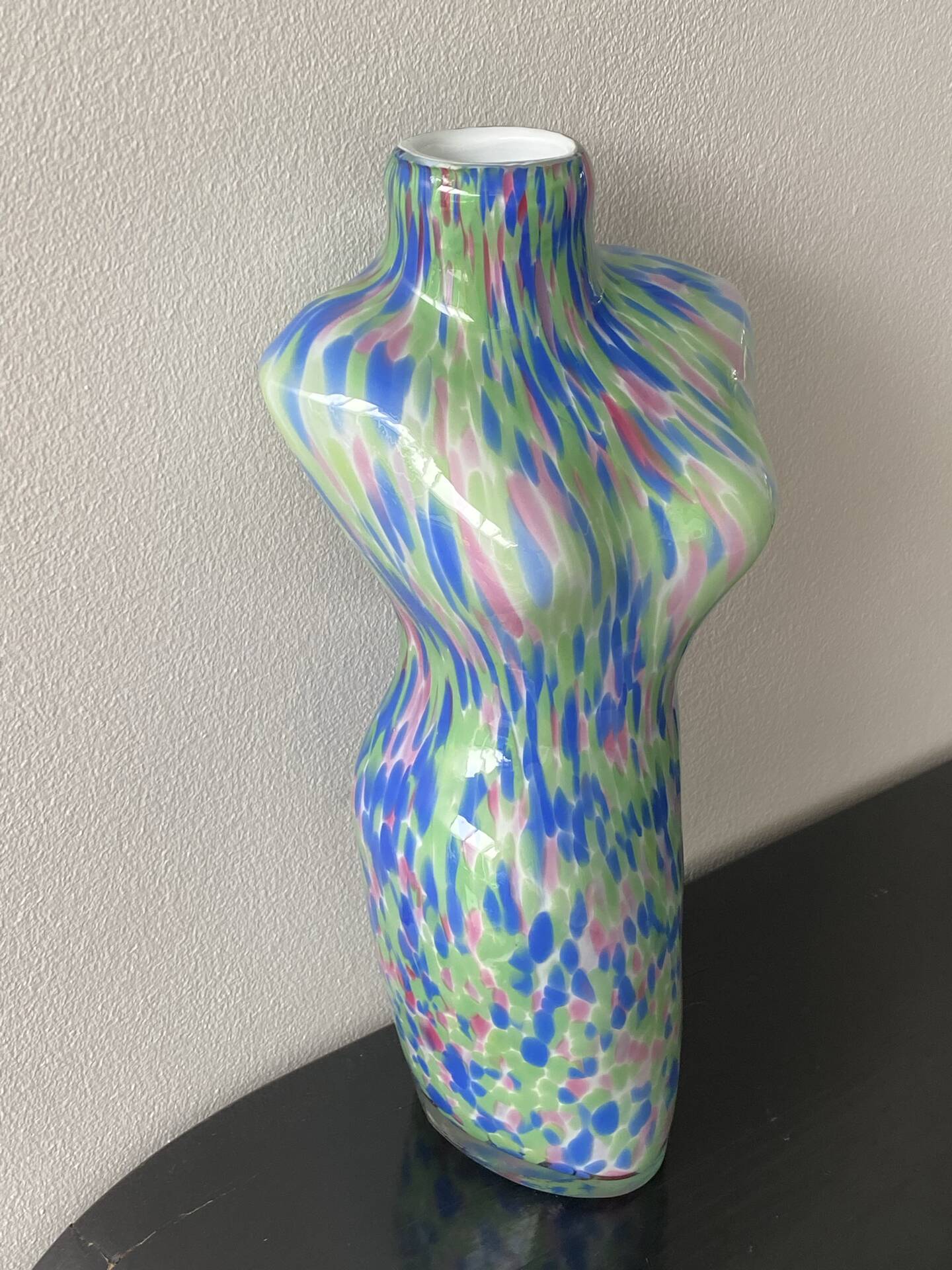Large Murano Vase Woman Bust Vintage