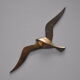 Bird seagull or swallow to hang brass from the 70s