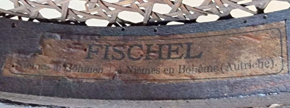 Pair of chair n°14 Fischel 1900 ca