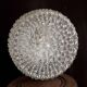 Embossed glass ceiling light