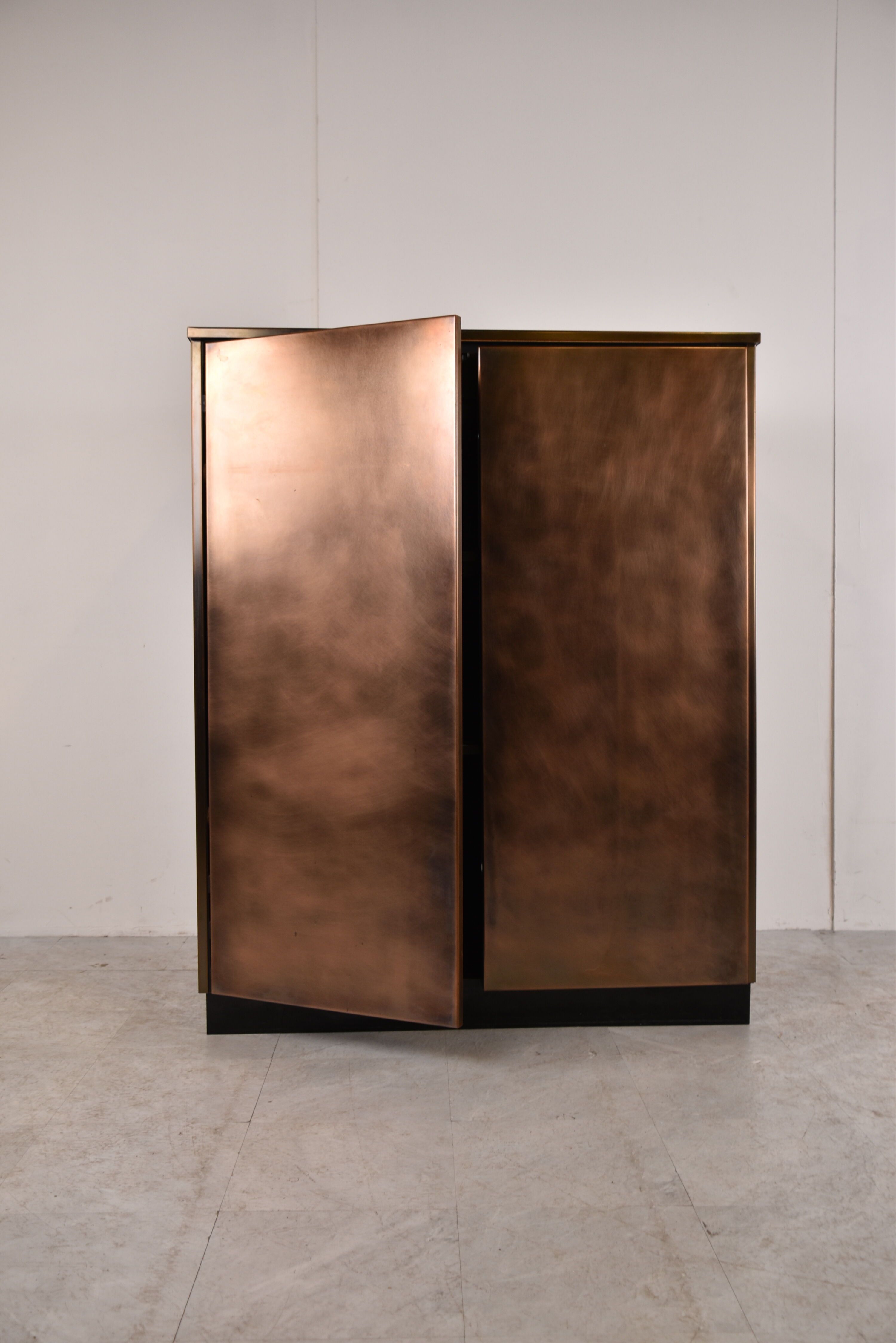 Vintage  belgochrom bar cabinet, 1980s