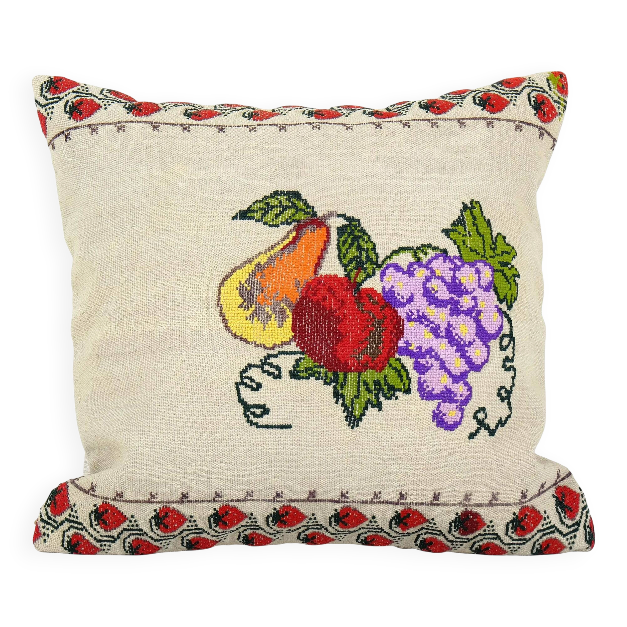 Vintage kilim cushion cover 51x56 cm
