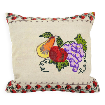 Housse de coussin kilim vintage 51x56 cm