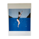 Risography illustration "Jump to the sea"
