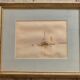 Edoardo De Martino (Italy 1838-1912), Off the Isle of Wight, watercolour, 1863