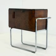 Cabinet bar en noyer italien par Cova Milano