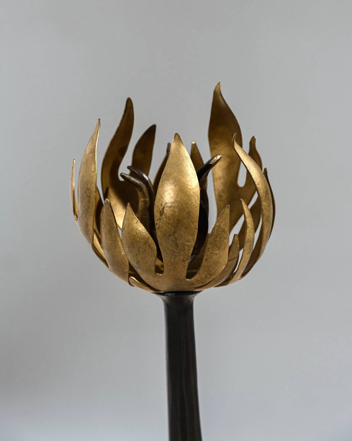 Pair of candlesticks "Flames" by Hervé van der Straeten