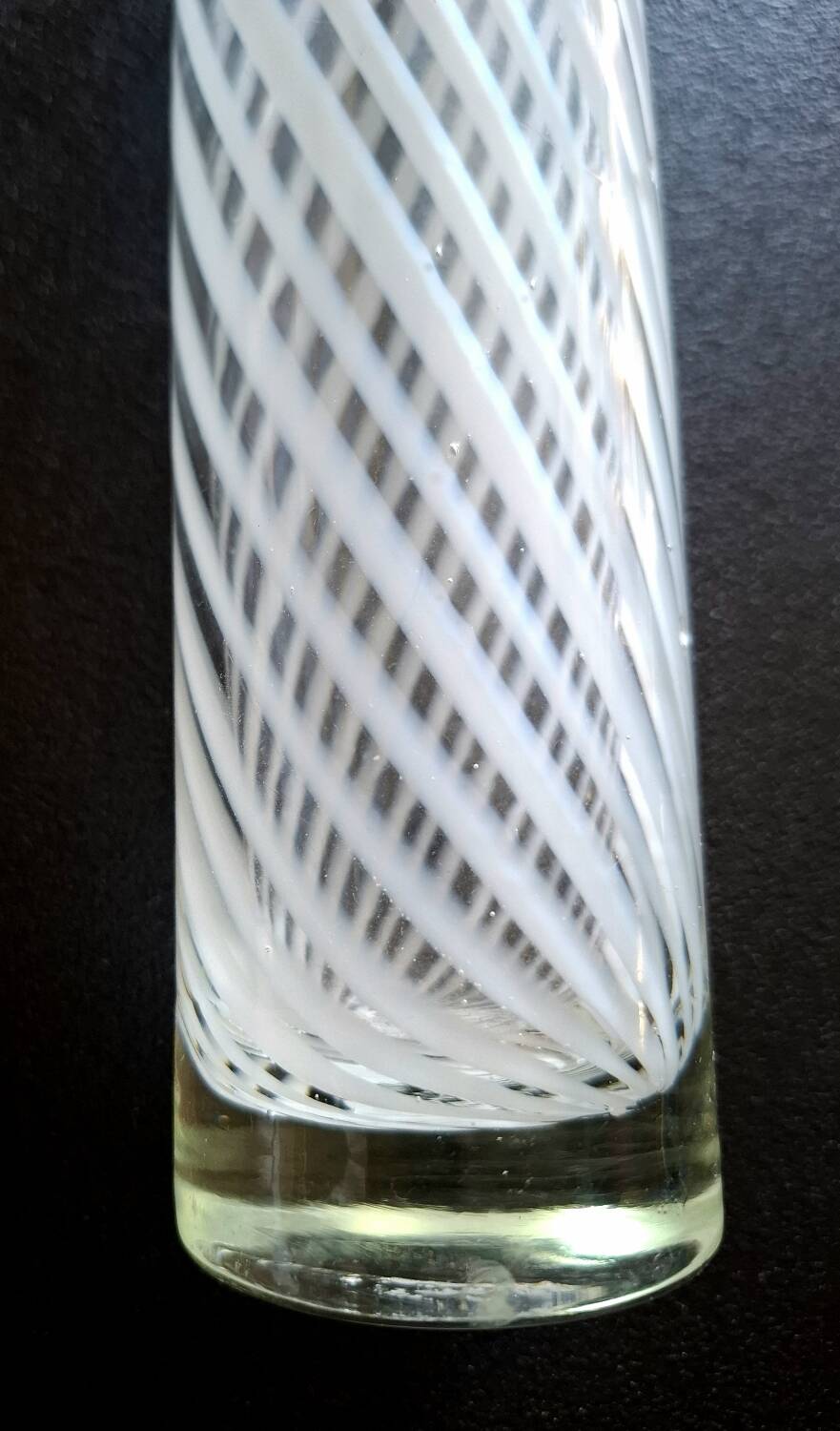 Contemporary vase sulphur technique