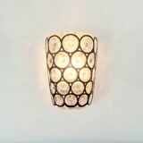 Mid-Century Glass Wall Light from Limburg, Germany, 1960s/1970s