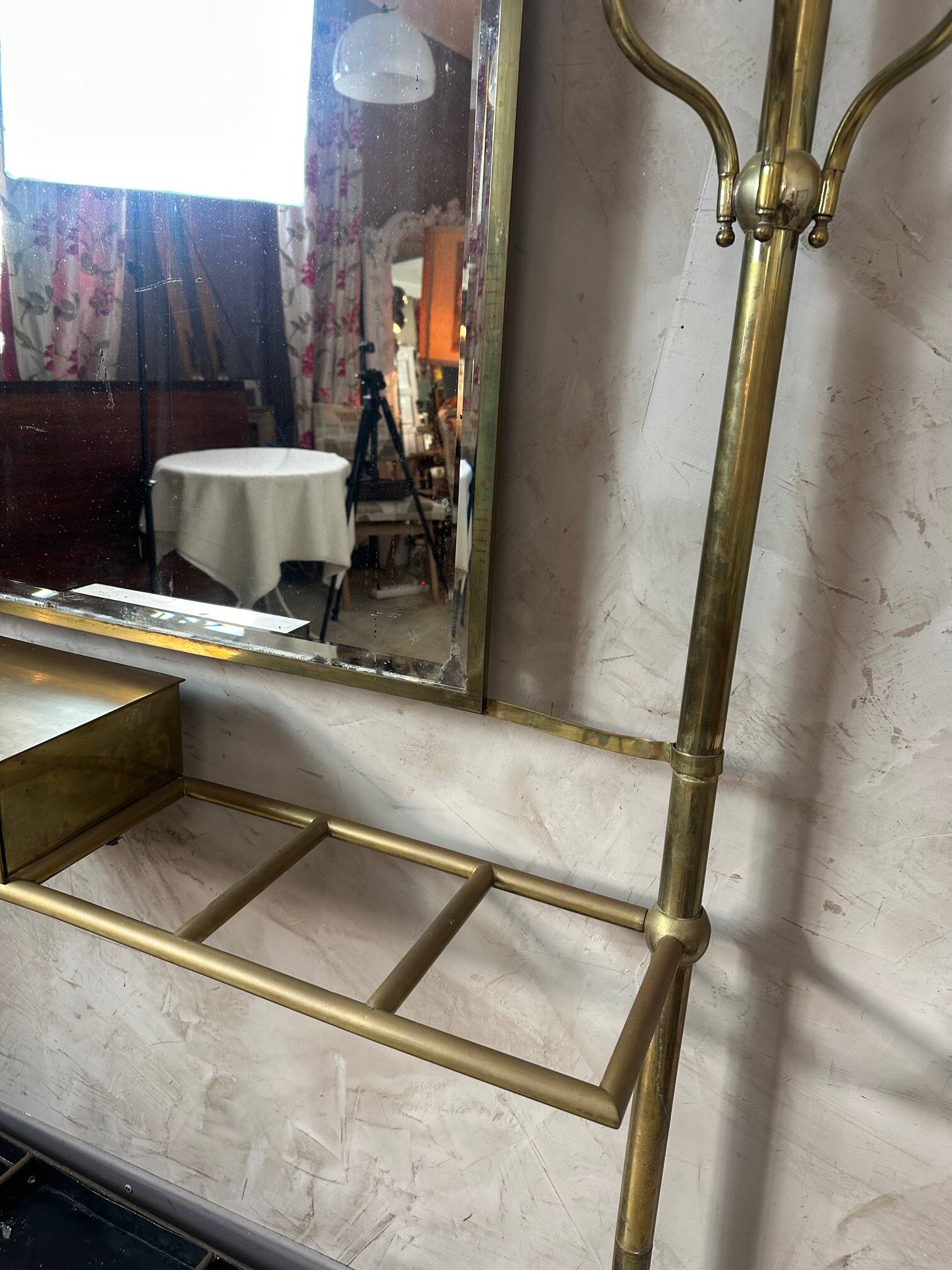 Grande patère 1900 en laiton