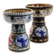 Pair of artisanal Breton Keraluc candlesticks by André L'Helguen