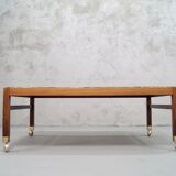 Swedish rosewood and pebbles coffee table in the style of Ib Kofod-Larsen , 1960s
