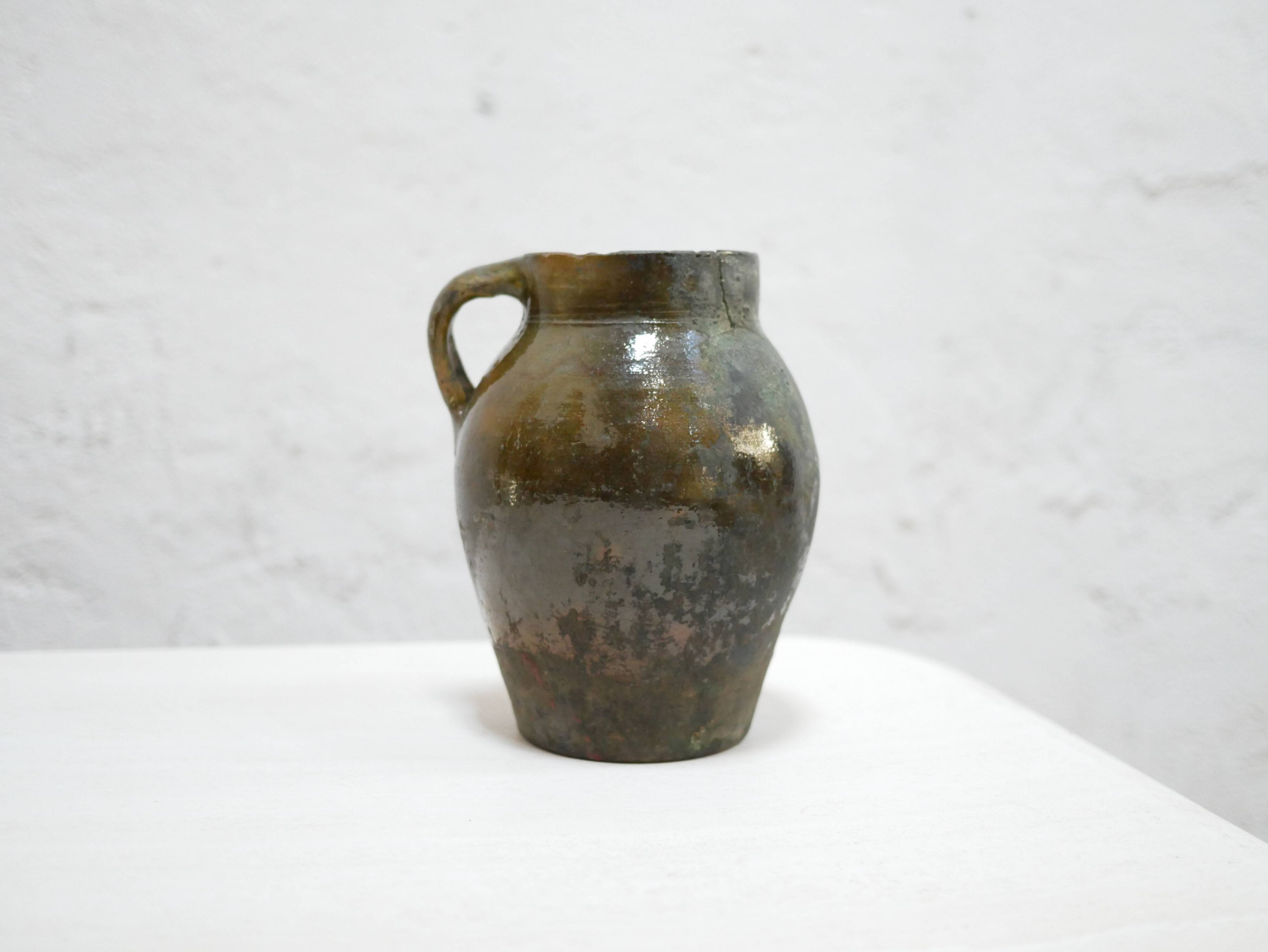 Old stoneware pot