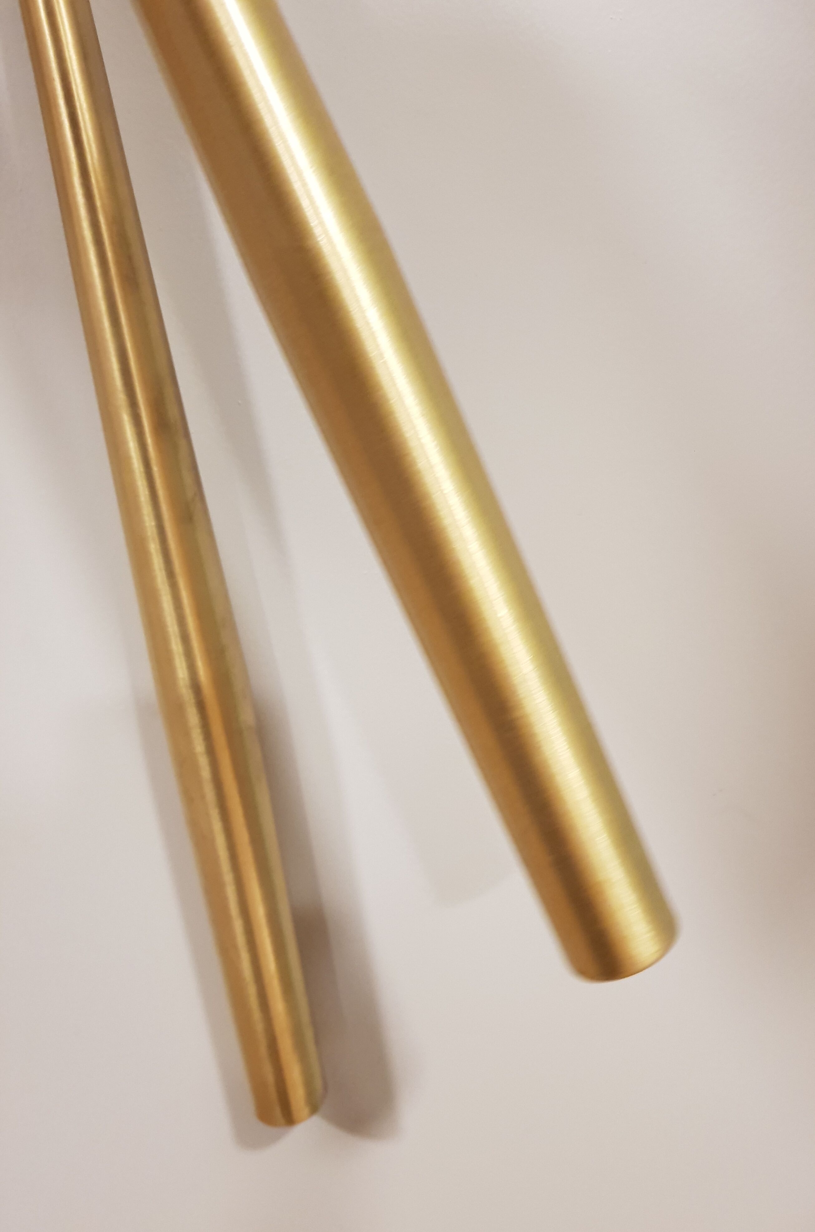 Pair of mid-century long pendants