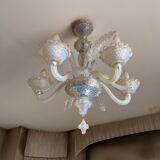 Opal chandelier de murano