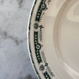 Longwy Earthenware Flat Plate - Josette Model