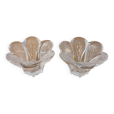 Pair of crystal candlesticks from Arques