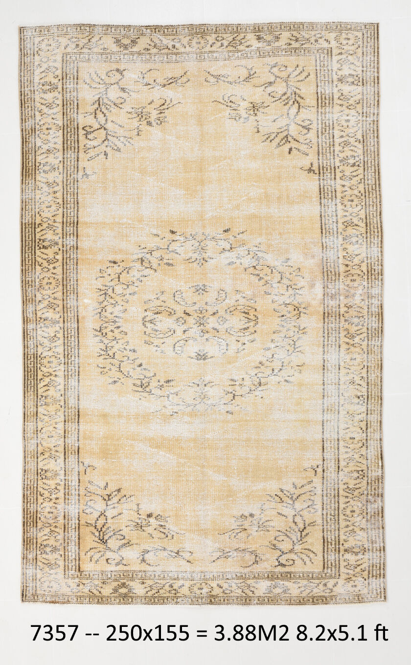 5x8 57s vintage antique rug, 155x250cm