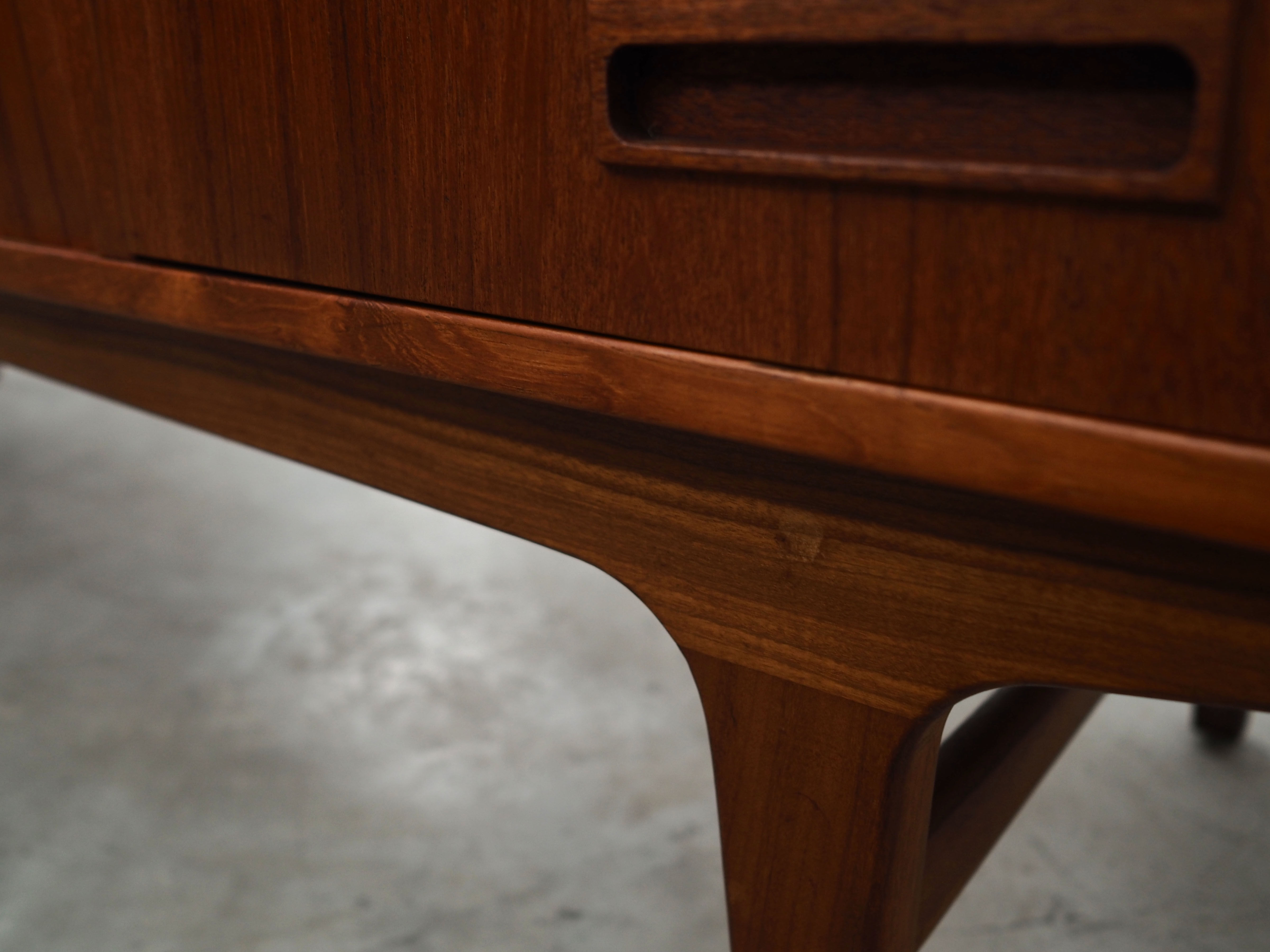 Teak lowboard, Danish design, 1960s, manufactured by Westergaards