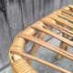 Chaise en rotin 1960