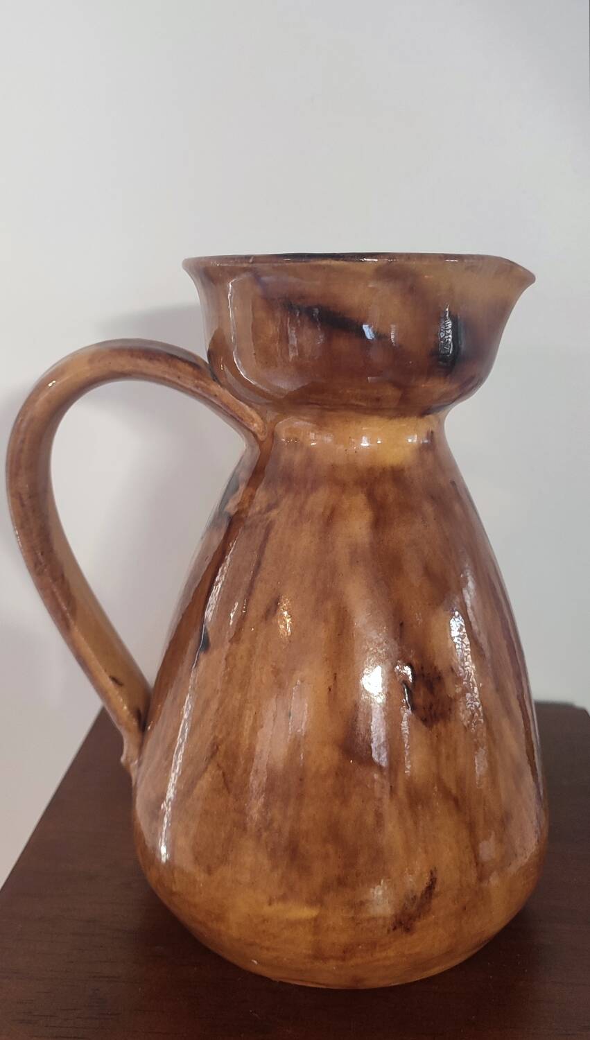 Pichet ancien céramique rustique . Années 50/70