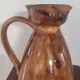 Vintage rustic ceramic pitcher. 1950s/1970s
