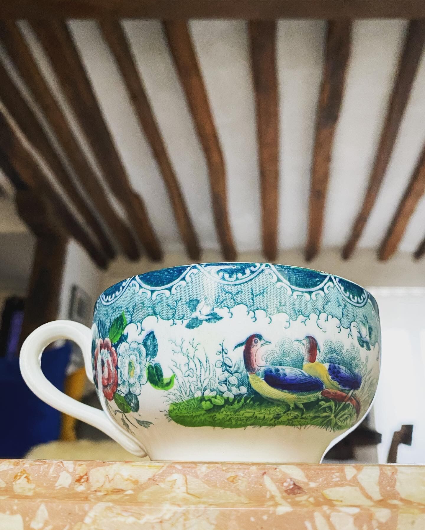 Vintage cup with handle