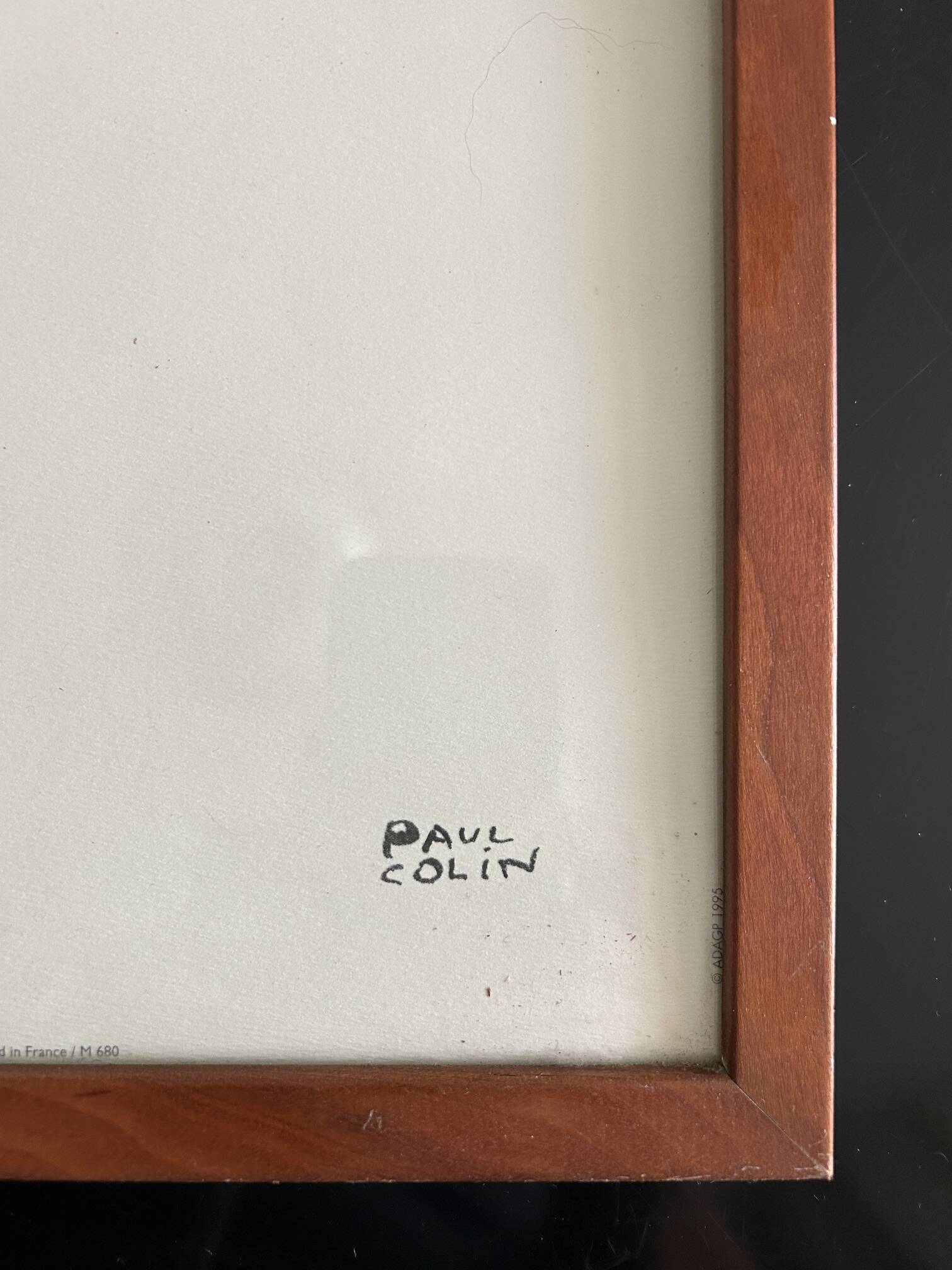 lithograph Tumulte Noir Joséphine Baker by Paul Colin