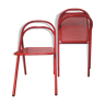Set of 2 vintage folding chairs